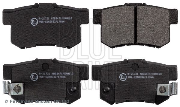 Für BLUEPRINT ADH24247 HAM PADS. REAR HONDA ACCORD CB 89.11-93.CC.CD 93-. LEGEN - Bild 5