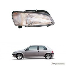 Hauptscheinwerfer links H4 mit Blinklicht passt für Peugeot 106 II 96-98