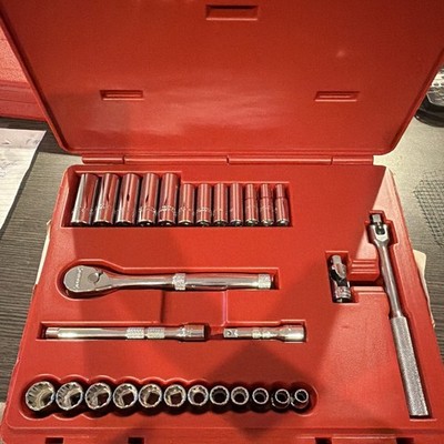 Proto 3/8dr 29PC 12PT Socket Set J52222XL New Old Stock