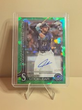 2025 Topps Chrome Sapphire Tyler Locklear Green AUTO (RC) #RA-TL /99
