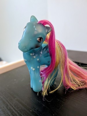 RARE VINTAGE 1987 MY LITTLE PONY MLP G1 GLOW N SHOW STARGLOW PEGASUS GLOWS 