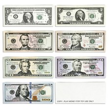 Prop Money Fake Money for Kids, 350Pcs Mini Play Money Pretend Learning Toy