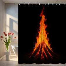 Colorful Halloween Shower Curtain - Fun Halloween Decor