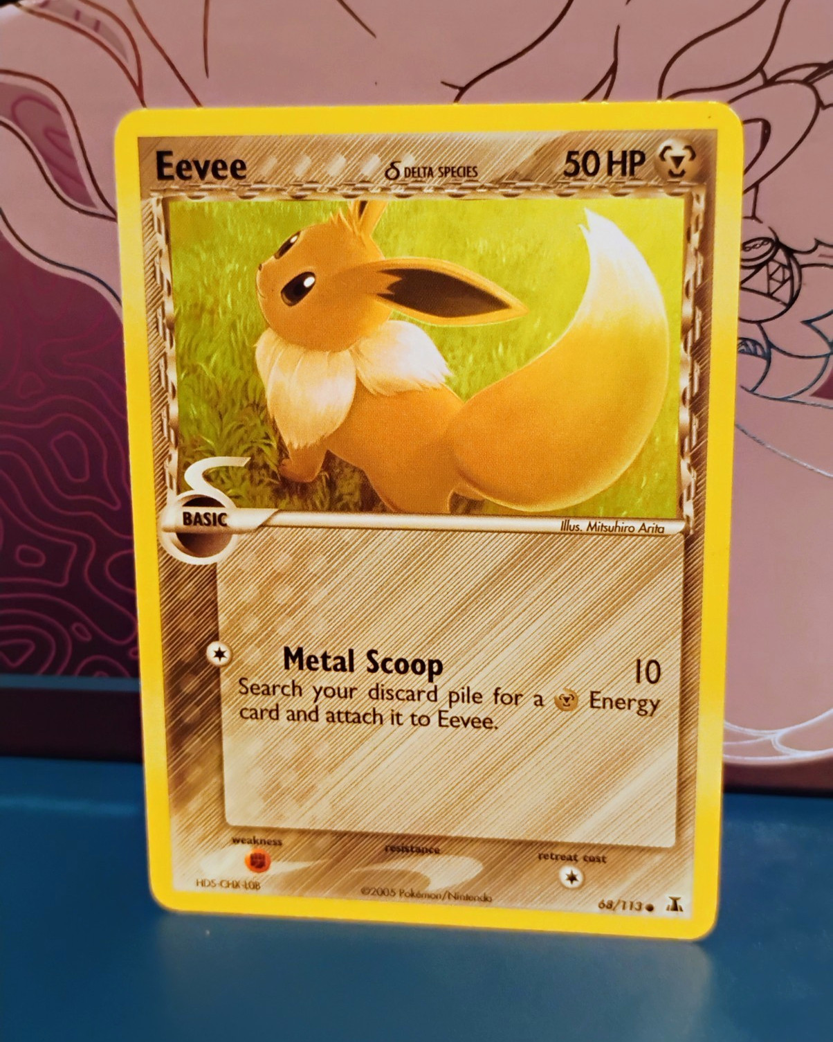 The Pokemon Company Eevee 68/113 EX Delta Species Regular Common English 2005