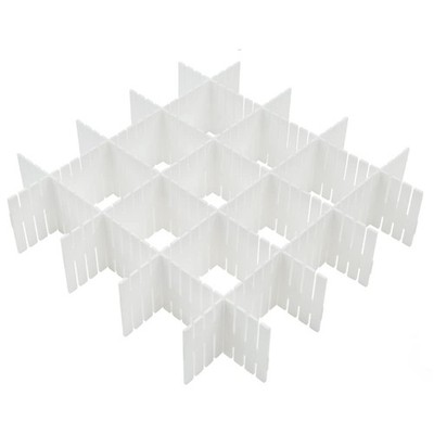 8Pcs Drawer Dividers, Adjustable Drawer Organizer for Socks, Underwear, Makeu...
