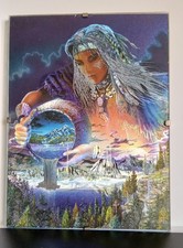 Foil Picture The Rainmaker 1997 Native American Indian Folklore Glass Frame