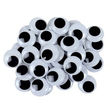 240Pcs Googly Eyes with Self-Adhesive Black White Small Plastic 12mm-240pcs