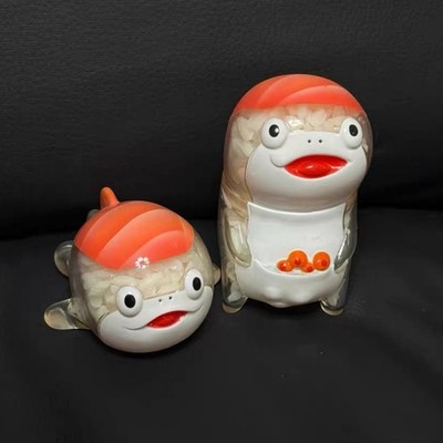 Coiss Toy Coiss The Carp&Poo Monster Salmon Sushi Clear Set(2Pcs) Sofubi Figure