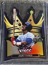 2026 Leaf Metal Draft Julio Franco Purple Due Circuit Kings SP 1/1