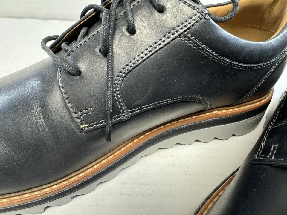 Zapato informal de vestir Johnston & Murphy Braydon para hombre punta lisa 9,5 ancho (negro) Foto 4 de 4