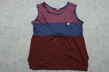 General Universal Training Supplies Mesh Tank Top Shirt Adult Large Navy Red