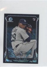 2014 Bowman Chrome Minis Black Shimmer Refractor Roenis Elias #191 0a7