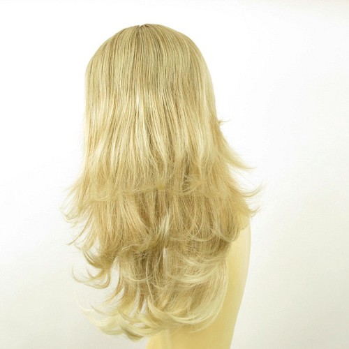 Perruque femme longue blond méché blond très clair ZOE 15t613 - Imagen 5 de 8