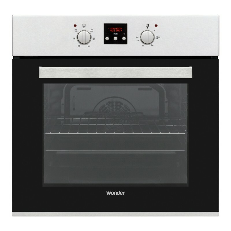 Wonder Wdh016Dx Horno Eléctrico De 60 Cm. Capacidad 69 Litros. Inox. Electrónico. Temporizador Digital. 6 Programas. Turbo En Oferta Horno Wonder Wdh016Dx Inox