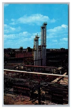Midland MI Michigan The Dow Chemical Company Plant Unposted Chrome Postcard