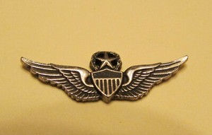 Vintage 1970's-1980's US Army Master Aviator Mini Wings LIGHTER EMBLEM