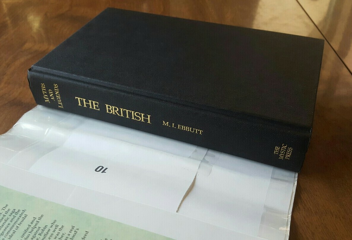 The British Myths and Legends 1986 Vintage Hardcover with Dust Jacket DJ Cover 