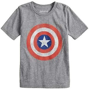 Jumping Beans Boys 4-10 Marvel Captain America Logo Graphic Tee