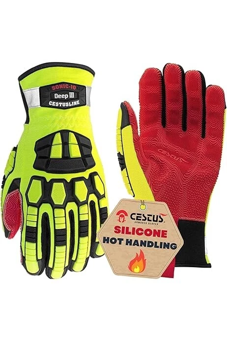 CESTUS PRO SERIES HEAVY DUTY CUT & IMPACT RESISTANT WORK GLOVES CONSTRUCTION
