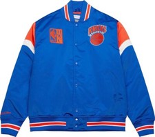 Mitchell  Ness New York Knicks NBA Heavyweight Satin Jacket College