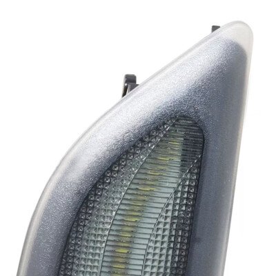 For 12-14 Mercedes W204 C180 C250 C350 Smoke Lens White Led Side