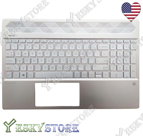 Poggiapolsi Con Tastiera US Per HP Pavilion 15-CS (15-CSxxxx) – Argento – L24752-001