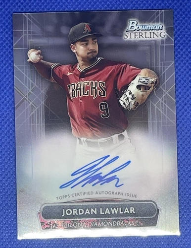 Jordan Lawlar 2022 Bowman Sterling Rookie Auto Prospect Diamondbacks RC 🔥💪🔥💪
