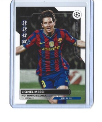MESSI Vintage Track Setup Y2K Rare 入手困難 2023-24 TOPPS UEFA CLUB COMPETITIONS LIONEL MESSI HISTORIC HAT