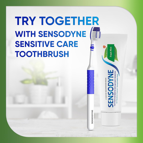 Fresh Mint Sensitive Toothpaste, ADA Accepted Toothpaste for Cavity Prevention a - Picture 9 of 12