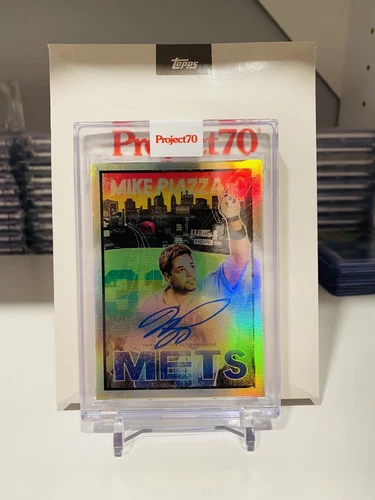 Topps Project 70 MIKE PIAZZA 638-A On Card Auto 59/70 New York Nico /70 Mets 638