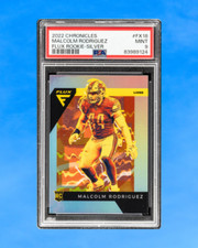 2022 Chronicles Flux Malcolm Rodriguez RC Silver - Lions (pop 1 no higher) PSA 9