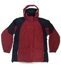 Peter Storm Jacket Stormtech Packable Hooded Lightweight Red Navy Uk 16