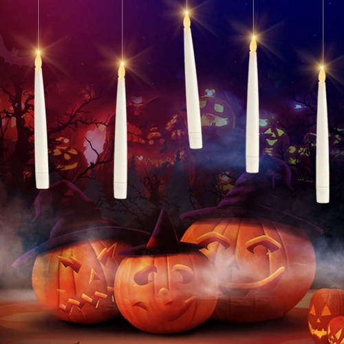 Floating Candles with Wand 10pcs Magic Hanging Candles for Birthday Party - Picture 6 of 15