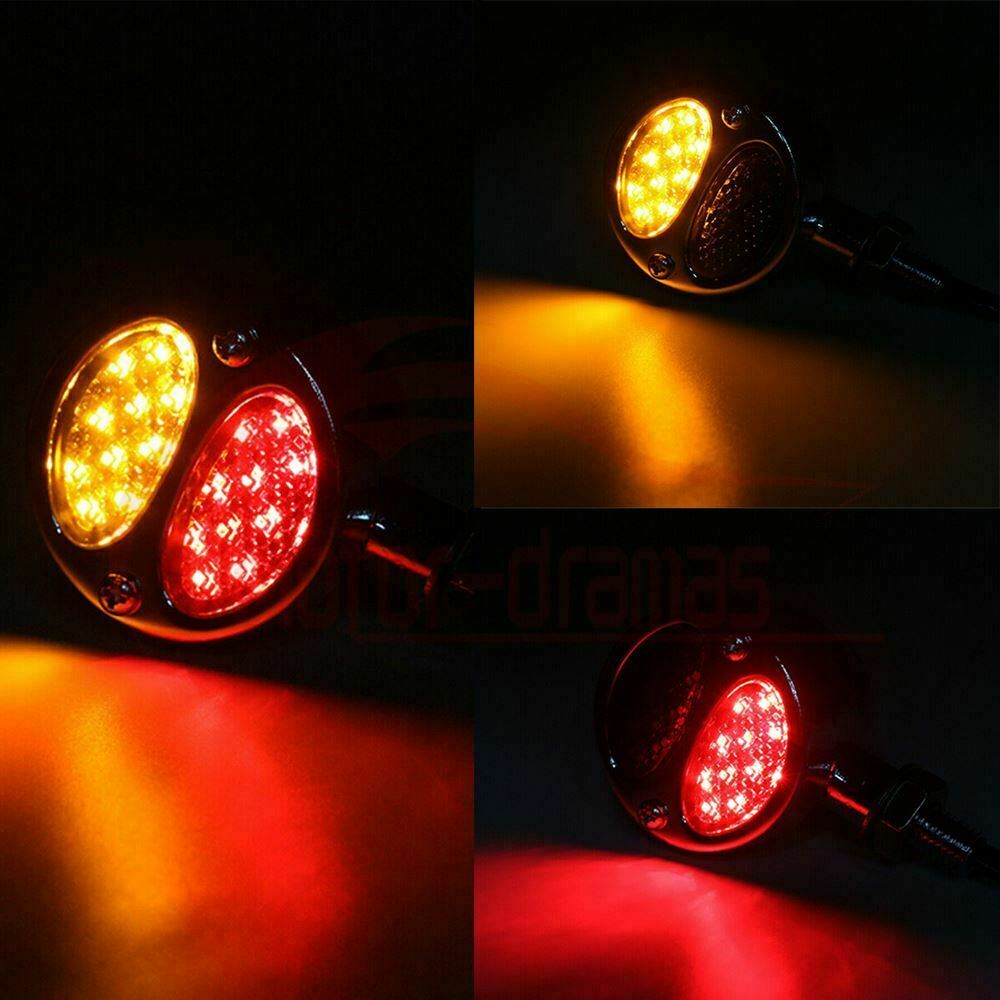 Universal Cafe Racer Indicators 2-Pack Motorcycle LED Turn Signal ...
