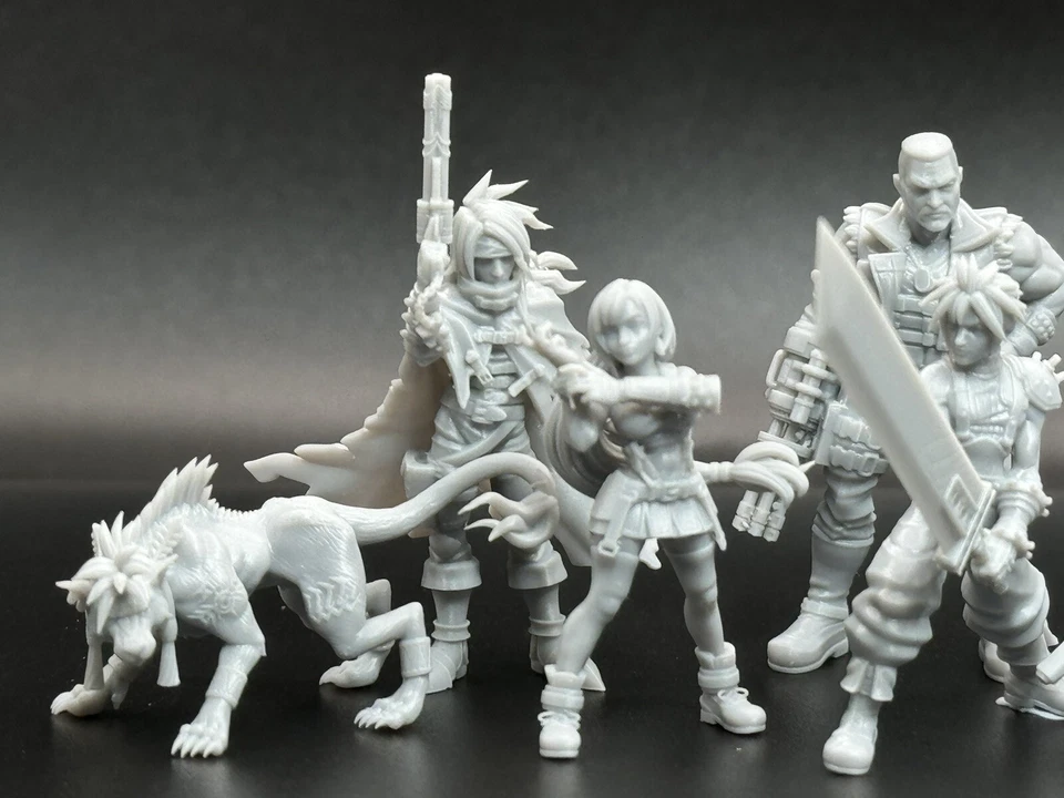 Final Fantasy VII TTRPG Miniaturas FFVII D&D Pathfinder Minis - Escala 32mm - Imagem 2 de 4