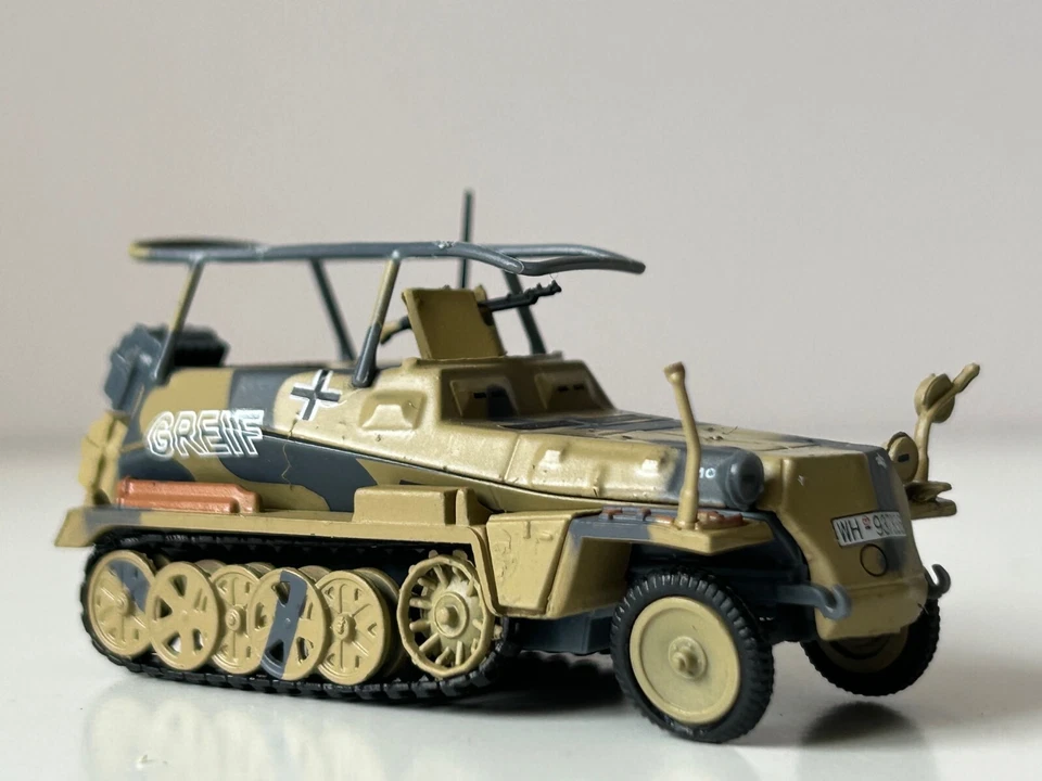 Sd.Kfz.250 1942 Wehrmacht Nazi Germany Military Car Tank Model Diecast 1:72 - Image 2 of 4