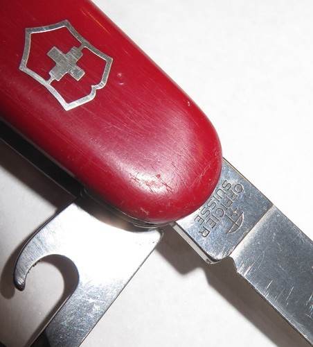 VICTORINOX SCHWEIZER ARMEE MULTI TOOL MESSER 91 MM. VISA KARTE WERBUNG SIEHE BILDER - Bild 5 von 7