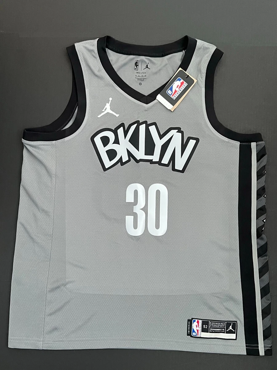 Nike Men's Brooklyn Nets Seth Curry #30 Black Dri-FIT Swingman