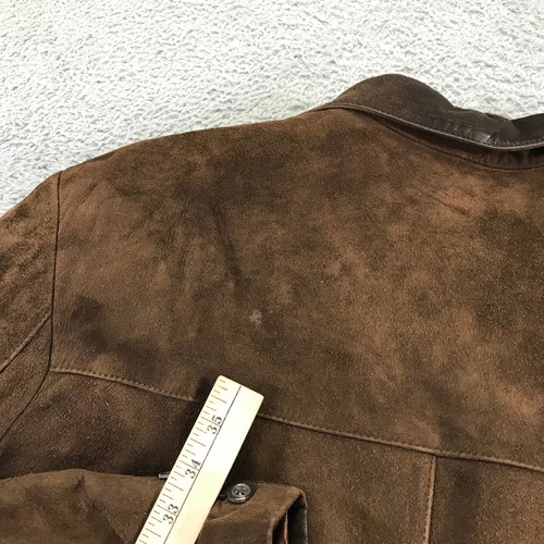 Vintage Banana Republic Jacket Mens Medium Leather Blazer Suede Sport Coat VTG - Picture 11 of 17