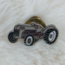 Vtg Ford Tractor Small Enamel Lapel Pin Tie Tack