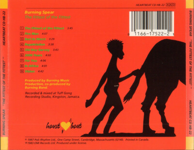 The Fittest of the Fittest by Burning Spear (CD, Sep-1998, Rounder