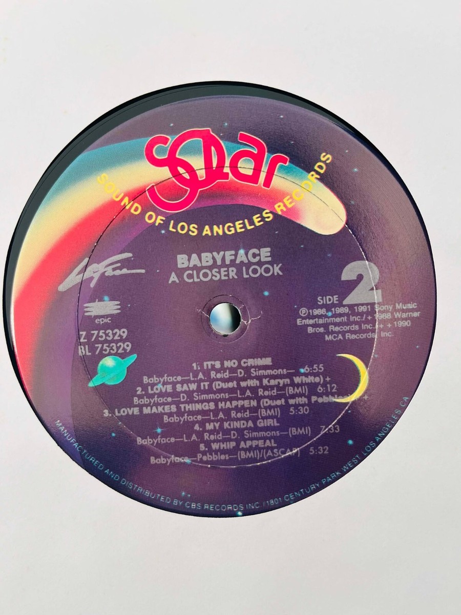 ☆USオリジナル盤☆Babyface / A Closer Look / LP MzEtMjM4OC5qcGVn.jpeg