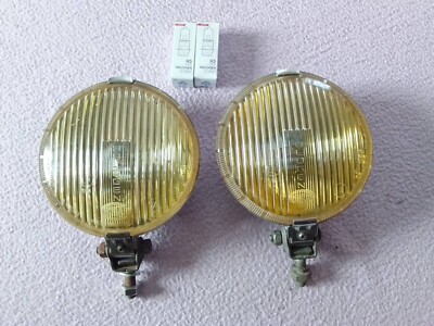 Hella 140 chrome fog lights VW Kafer bus Porsche Mercedes