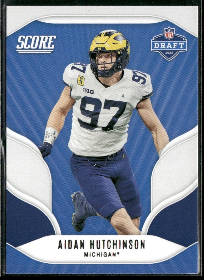 Aidan Hutchinson - 2022 Score NFL Draft #D6 - Detroit Lions