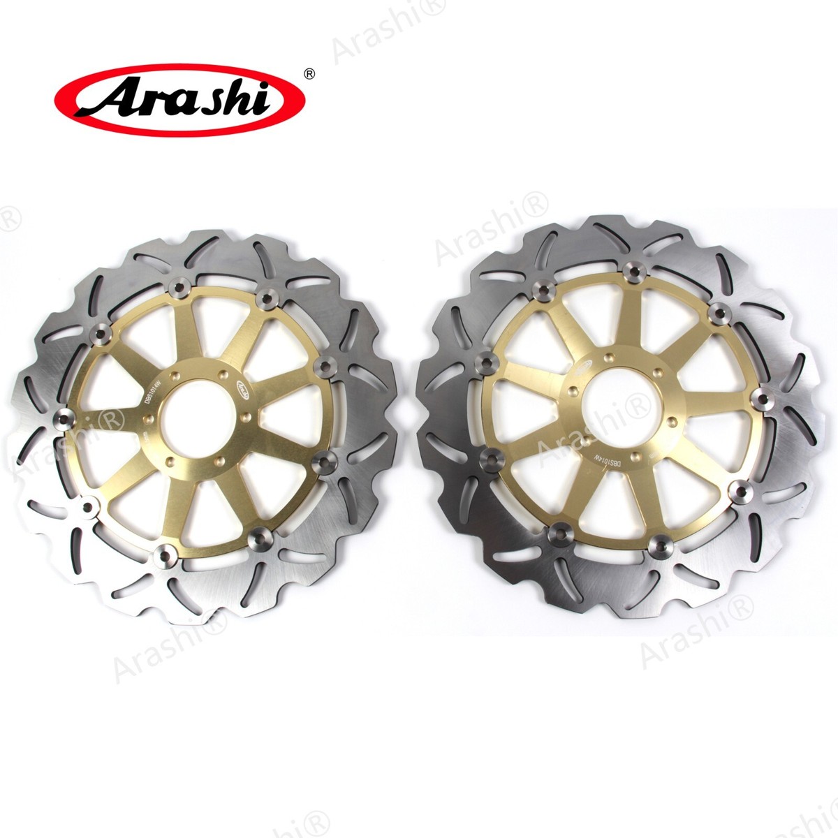 Arashi Front Brake Rotors For Ducati MONSTER 696 ABS 2010 - 2014