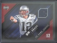 2005 Upper Deck Football UD Game Jersey Relic #GJ-TB Tom Brady