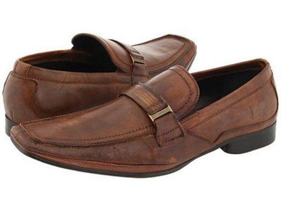 Kenneth Cole New York San-tro-play Cognac Distressed Leather  display picture 2