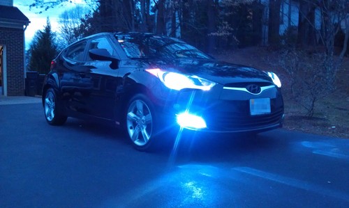 8000k H7 LED Headlight High Low w/fan Bulbs For Hyundai Elantra Sonata Veloster - Picture 10 of 14