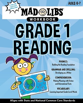 Mad Libs Workbook Grade 1 Reading Worl Wiley Blevins Paperback