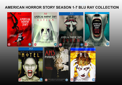 AMERICAN HORROR STORY COMPLETE SERIES 1-7 Blu Ray Seasons New  R2